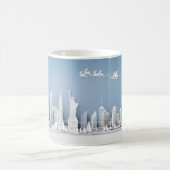 Santa Over New York City Christmas Mug コーヒーマグカップ (中央)