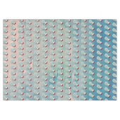 Santa Oysters shells Holiday coastal seashell  テーブルクロス (正面(横))