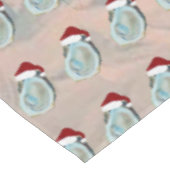 Santa Oysters shells Holiday coastal seashell  テーブルクロス (アングル)
