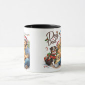 Santa Paws Dog Dad Christmas Mug – Cute Holiday Co マグカップ (中央)