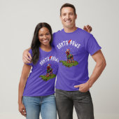 Santa Paws Happy Irish Setter Wrapped in Christmas Tシャツ (ユニセックス)