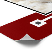 Santa Paws Is Coming To Town Christmas Poster ポスター (角)