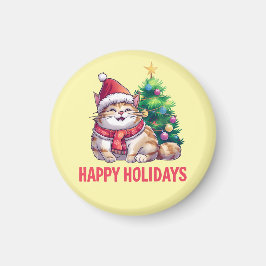 Santa Paws Says Happy Holidays マグネット