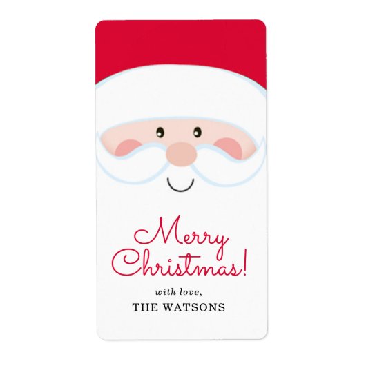 Santa Personalized ラベル (正面)