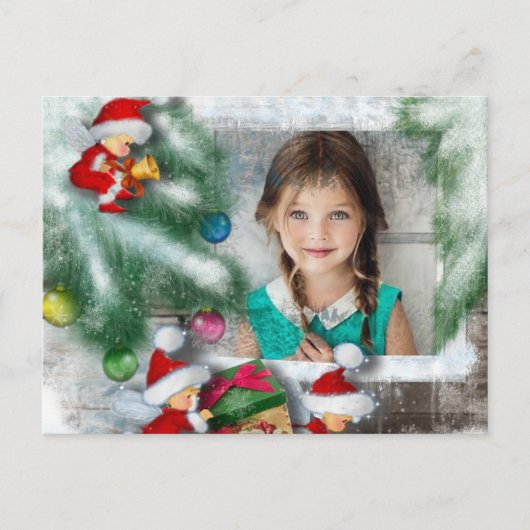 Santa Photoポストカードからのサプライズ シーズンポストカード (正面)