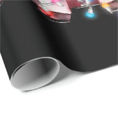 Santa Pig Christmas Lights Pig Lover Christmas ラッピングペーパー (ロールコーナー)