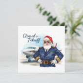 Santa Pilot Cleared for takeoff Christmas Flight シーズンカード (スタンド正面)