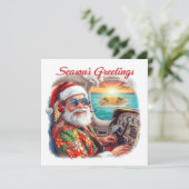 “Santa Pilot  in the Cockpit Aviation themed  シーズンカード (スタンド正面)