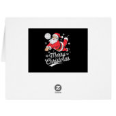 Santa Playing Volleyball Christmas Pajama Cool Spo (裏面横)