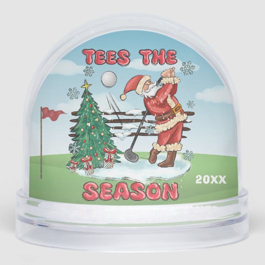 SANTA PLAYS GOLF TEES THE SEASON (正面)