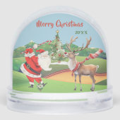 SANTA PLAYS GOLF TEES THE SEASON (裏面)