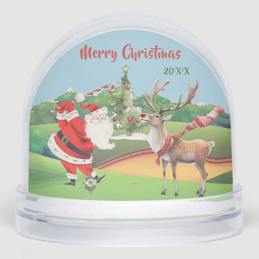 SANTA PLAYS GOLF WITH REINDEER  (正面)