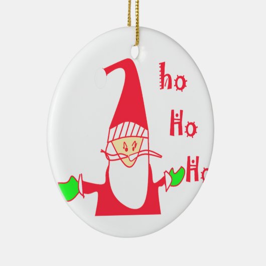 Santa.pngからホホホホメリークリスマス セラミックオーナメント (右)