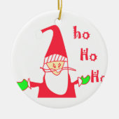 Santa.pngからホホホホメリークリスマス セラミックオーナメント (正面)