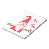 Santa.pngからホホホホメリークリスマス ノートパッド (回転)