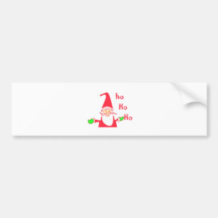 Santa.pngからホホホホメリークリスマス バンパーステッカー