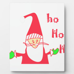 Santa.pngからホホホホメリークリスマス フォトプラーク