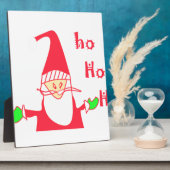 Santa.pngからホホホホメリークリスマス フォトプラーク (側面)