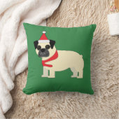 Santa Pug クッション (ブランケット)