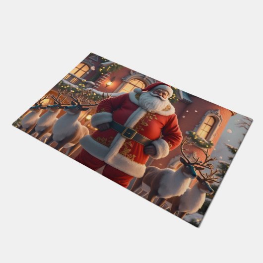 SANTA READY FLOORMAT ドアマット (アングル)