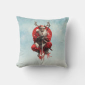 Santa Reindeer Warrior – Holiday Battle Edition クッション (正面)