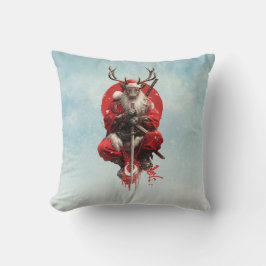 Santa Reindeer Warrior – Holiday Battle Edition クッション