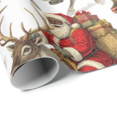 Santa Return Address Label ラッピングペーパー (ロールコーナー)