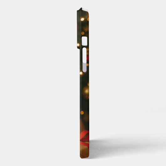 Santa Ribbon Cat iPhone 13 Pro Max Case iPhoneケース (左側面)