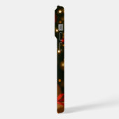 Santa Ribbon Cat iPhone 15 Pro Max Case iPhoneケース (左側面)