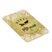 Santa Riding a Bull Sleigh – Forex Pipmas Gift  マグネット (右側)