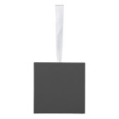 Santa Riding Reindeer Siamese Cat Christmas Tree L キューブオーナメント (右)