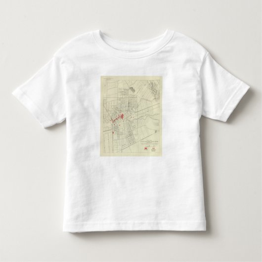 Santa Rosaの地震によって破壊される部分 トドラーTシャツ (正面)