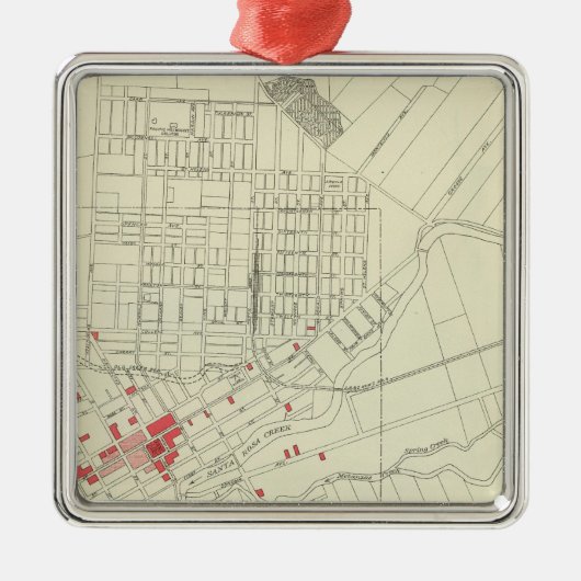 Santa Rosaの地震によって破壊される部分 メタルオーナメント (正面)