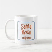 Santa RosaカリフォルニアBlueBox コーヒーマグカップ (左)