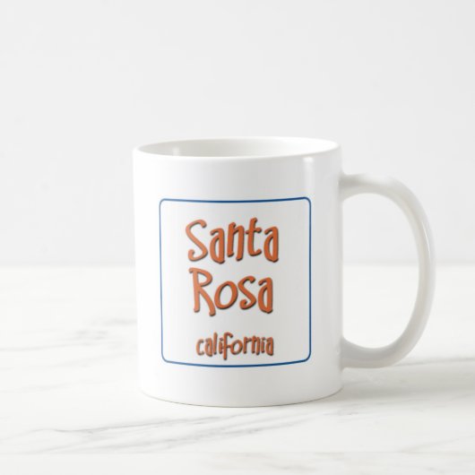 Santa RosaカリフォルニアBlueBox コーヒーマグカップ (右)