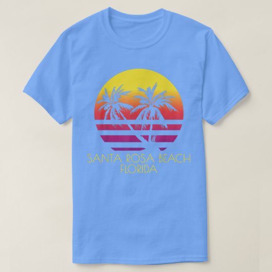 Santa Rosa Beach Florida1006  Tシャツ (デザイン正面)