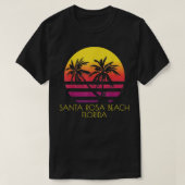 Santa Rosa Beach Florida  Tシャツ (デザイン正面)