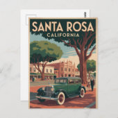 Santa Rosa California ポストカード (正面/裏面)