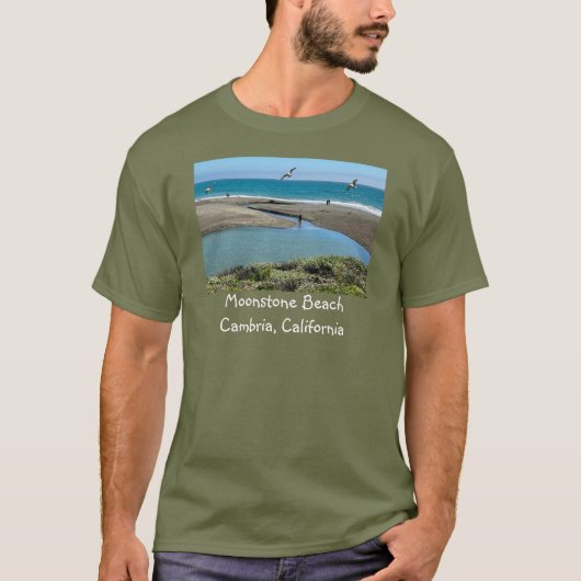 Santa Rosa Estuary, Moonstoneビーチ,カンブリア, CA Tシャツ (正面)