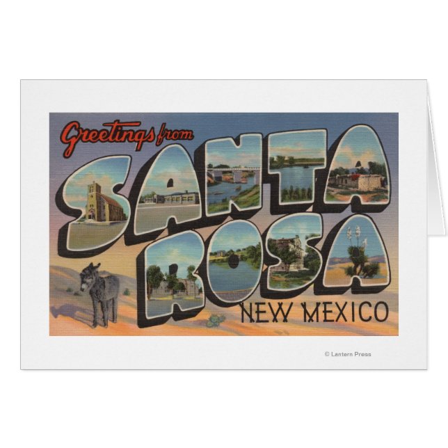 Santa Rosa, New Mexico – 大きな文字のシーン (正面横)
