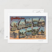 Santa Rosa, New Mexico – 大きな文字のシーン ポストカード (正面/裏面)