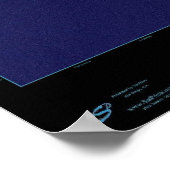 Santa Rosalillita, B.C.メキシコ衛星プリント ポスター (角)