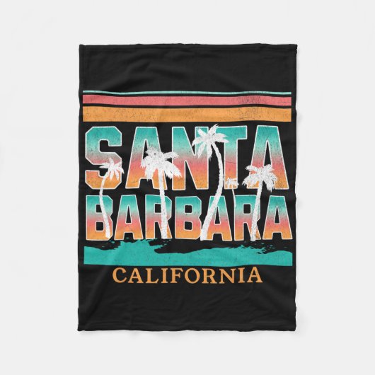 Santa Rra _1  フリースブランケット (正面)