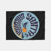 Santa Rra _2  フリースブランケット (正面(横))