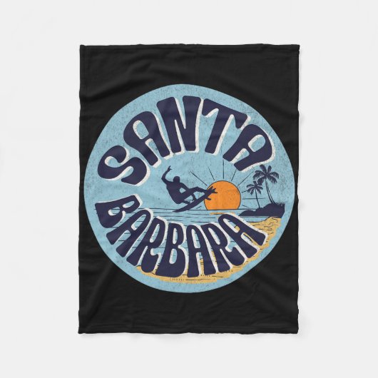 Santa Rra _2  フリースブランケット (正面)