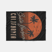 Santa Rra _3  フリースブランケット (正面(横))