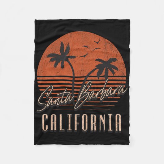 Santa Rra _3  フリースブランケット (正面)