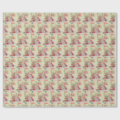 Santa & Rudolph Hug Christmas Wrapping Paper ラッピングペーパー (フラット)