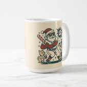 Santa’s 67 Christmas Baseball Meme コーヒーマグカップ (正面右)