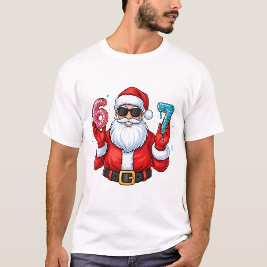 Santa’s 6 & 7 Donut Party Tシャツ (正面)